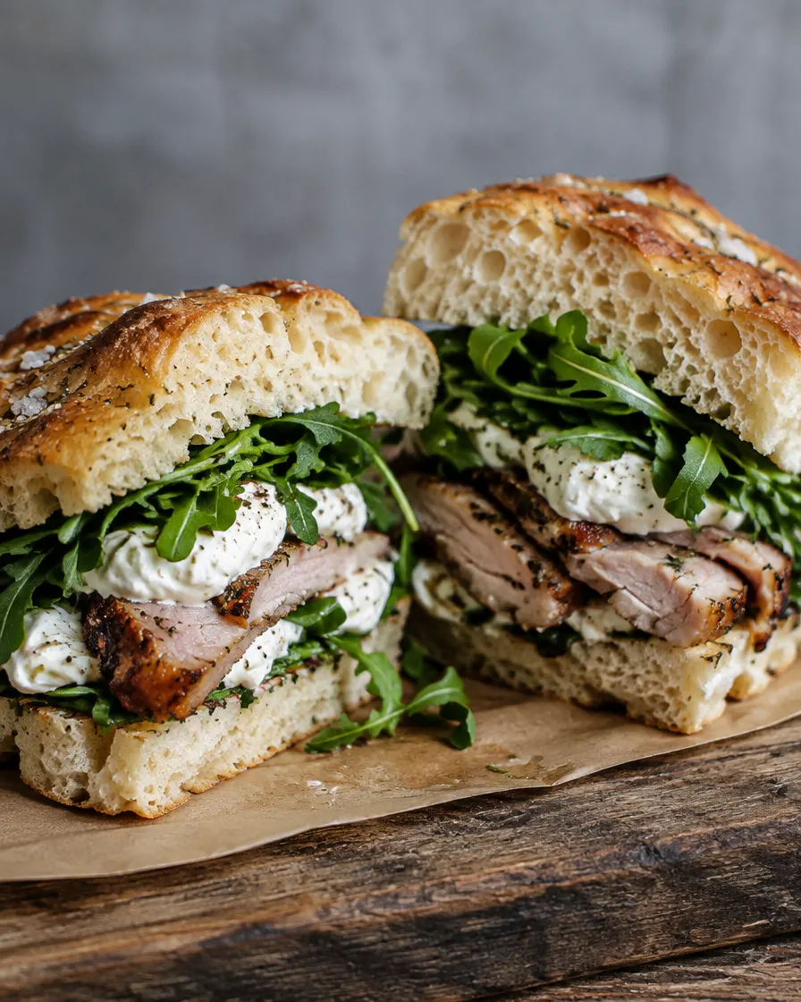 Focaccia sandwich